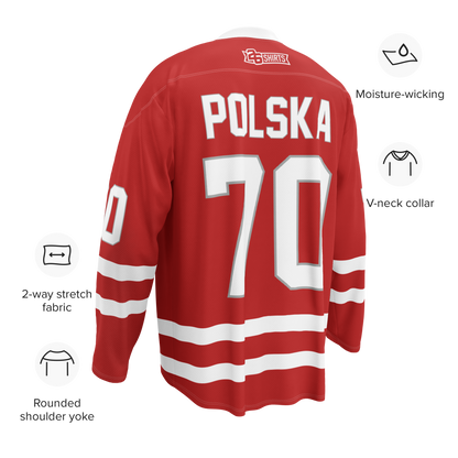 "Polska Bottle Cap" Sublimated Fan Jersey