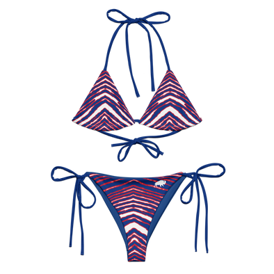 Summer 2024 Collection: Zubaz All-over Print String Bikini