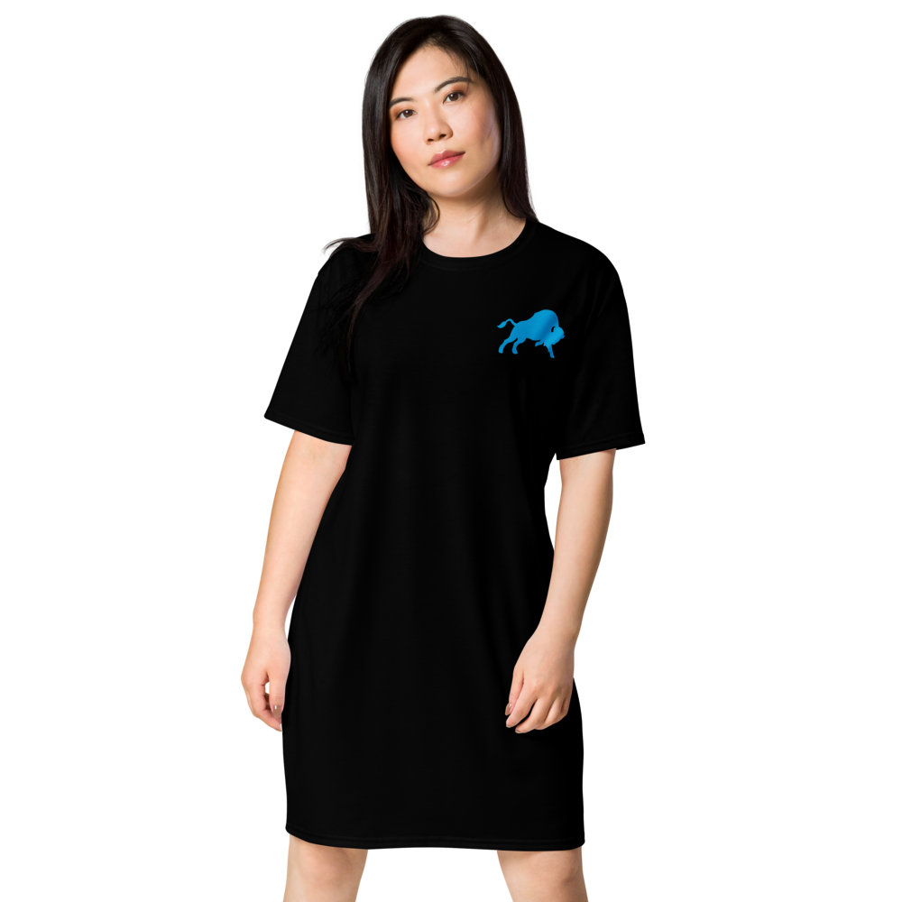 MAFIA Babes Logo T-Shirt Dress: Black