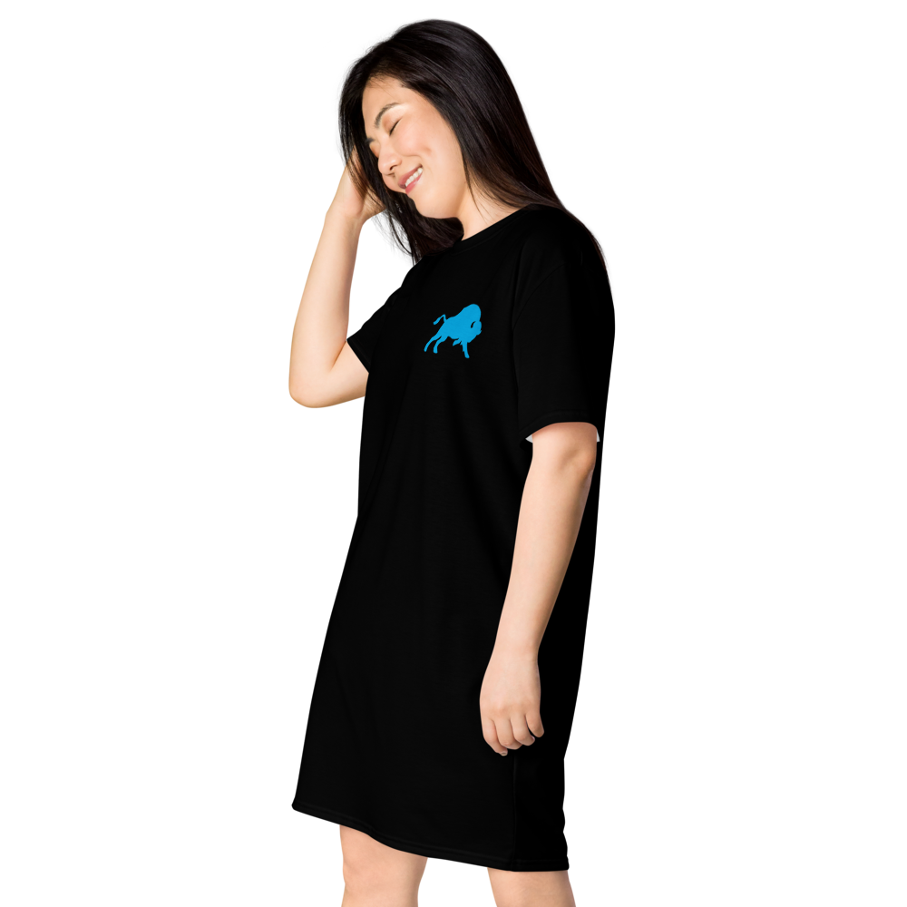 MAFIA Babes Logo T-Shirt Dress: Black