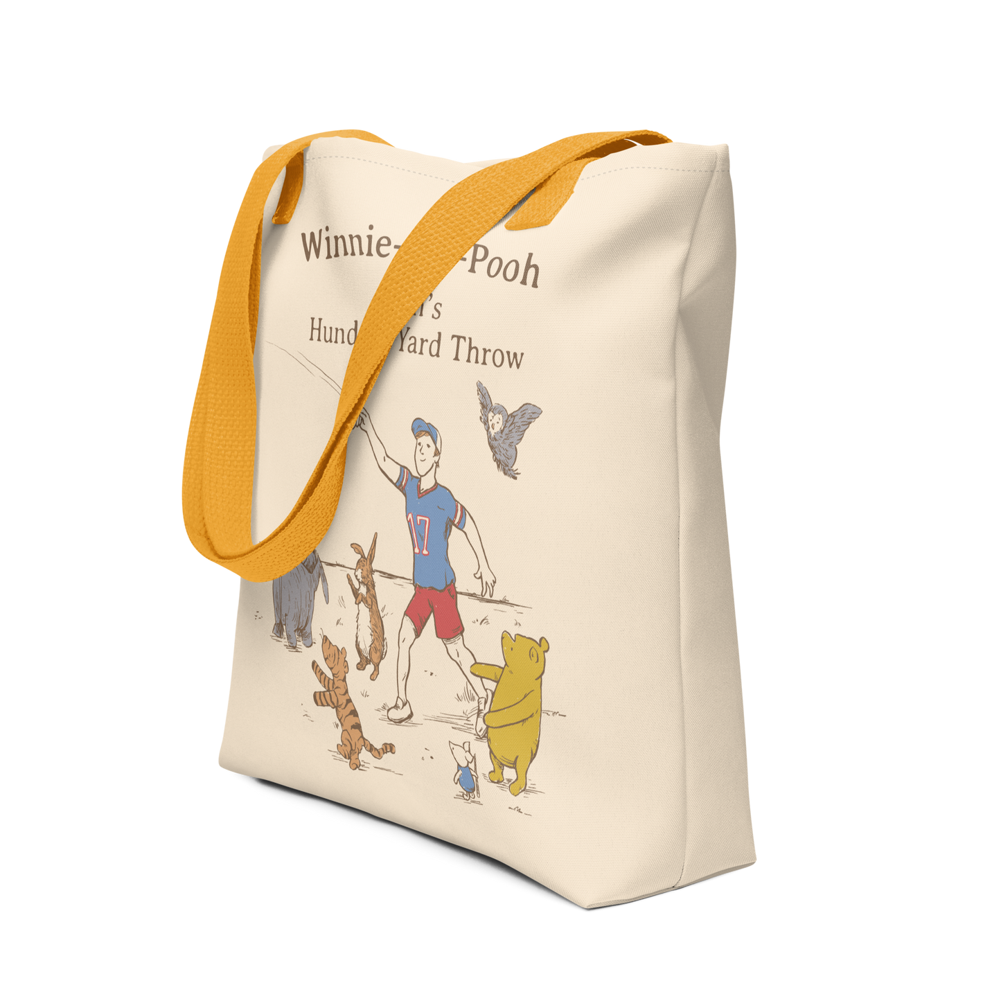 "The Hundred Yard Throw" Tote Bag