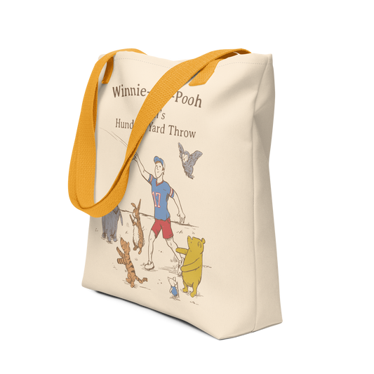 "The Hundred Yard Throw" Tote Bag