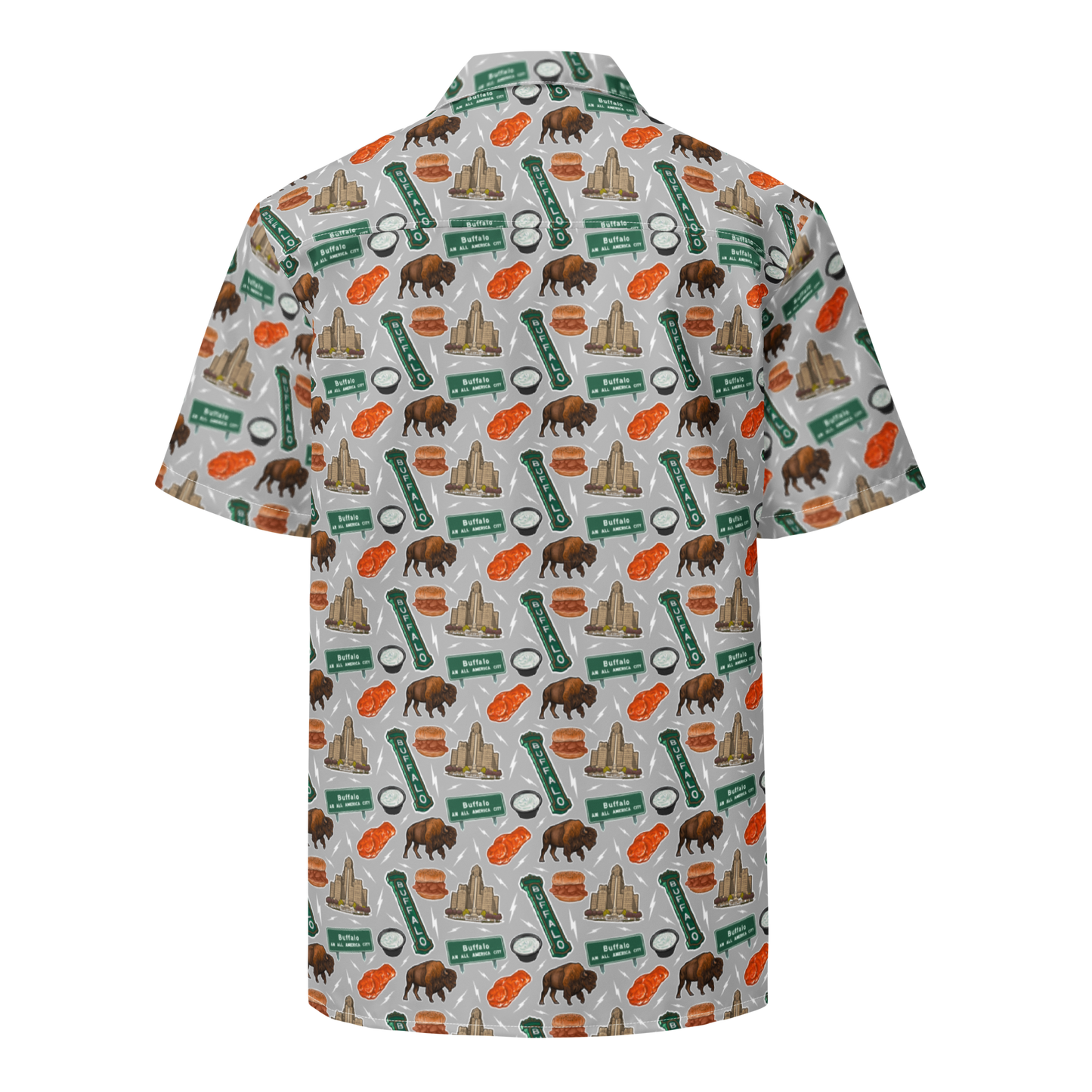 Exclusive "I'm So Buffalo" Short Sleeve Button Down