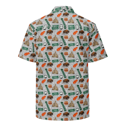 Exclusive "I'm So Buffalo" Short Sleeve Button Down