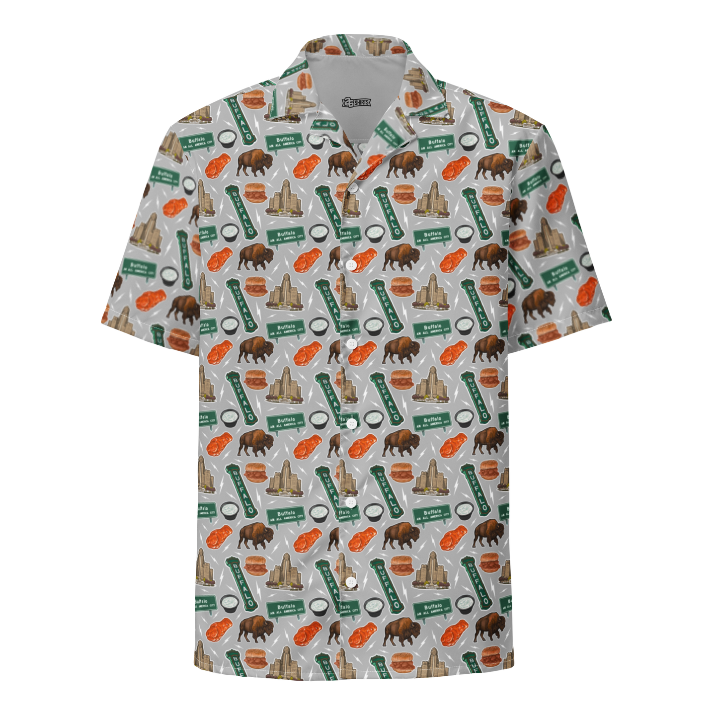 Exclusive "I'm So Buffalo" Short Sleeve Button Down