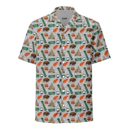 Exclusive "I'm So Buffalo" Short Sleeve Button Down