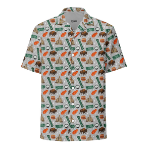 Exclusive "I'm So Buffalo" Short Sleeve Button Down