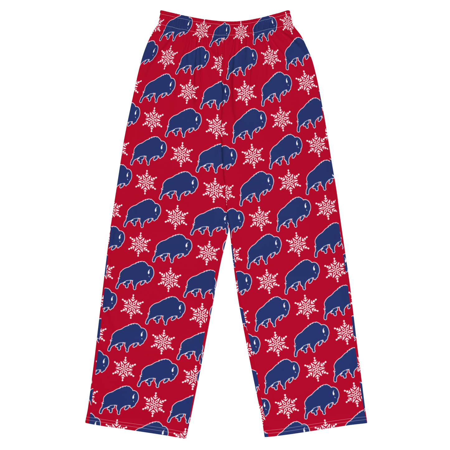 "Buffalo Winter" Unisex Wide-Leg Pants