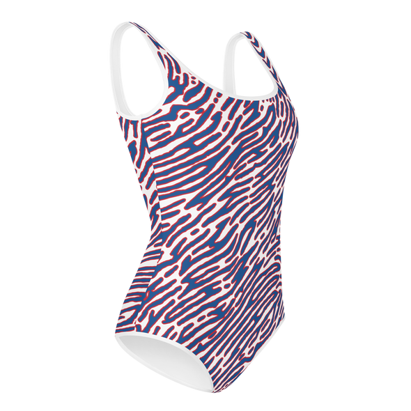 Summer 2024 Collection: "Mafia Prints" All-Over Print Youth Swimsuit