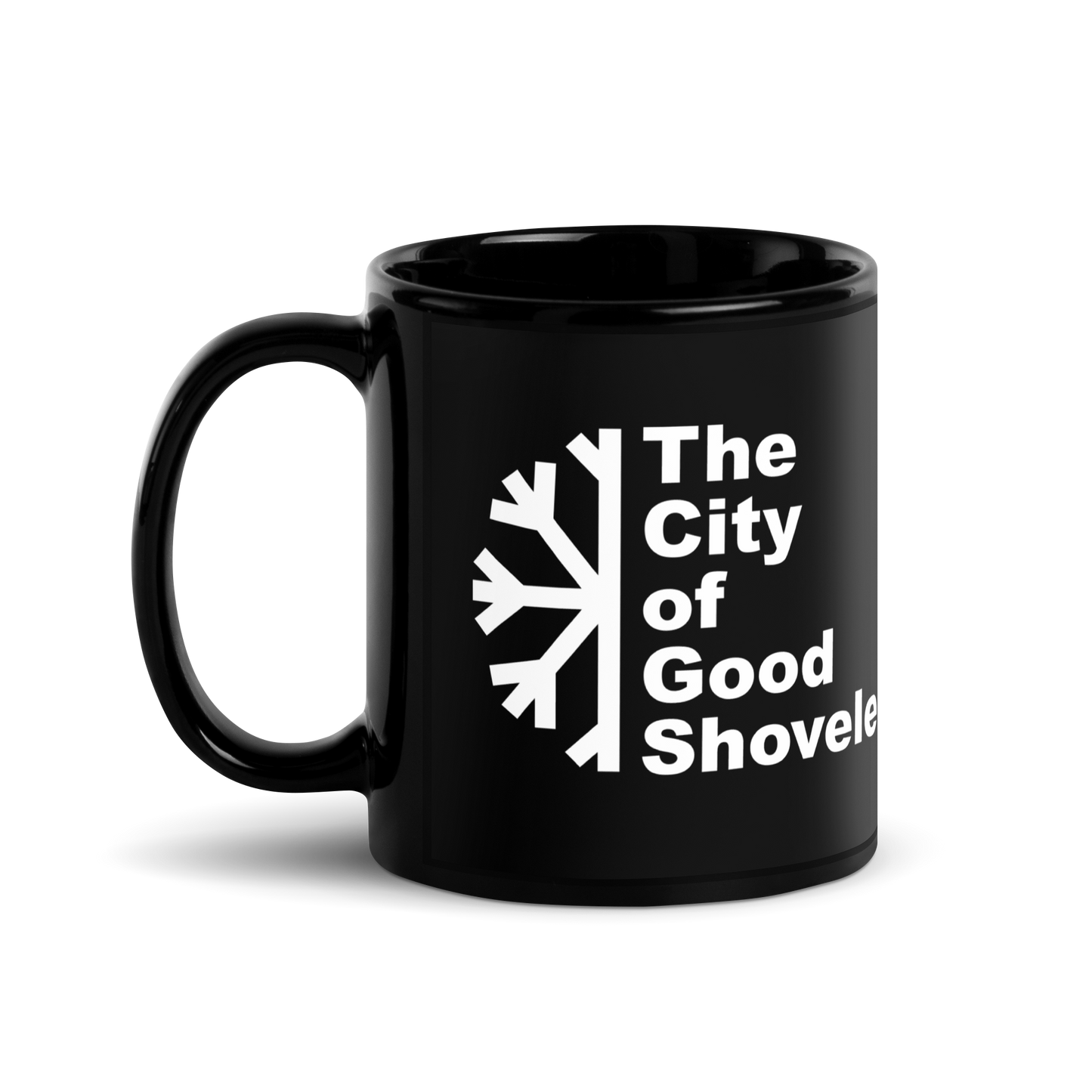 "The City of Good Shovelers" Ceramic Glossy Mug