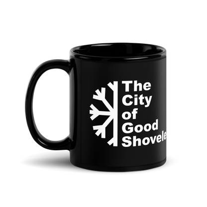 "The City of Good Shovelers" Ceramic Glossy Mug