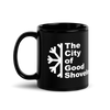 Exclusive Drinkware: "The City of Good Shovelers" Ceramic Glossy Mug