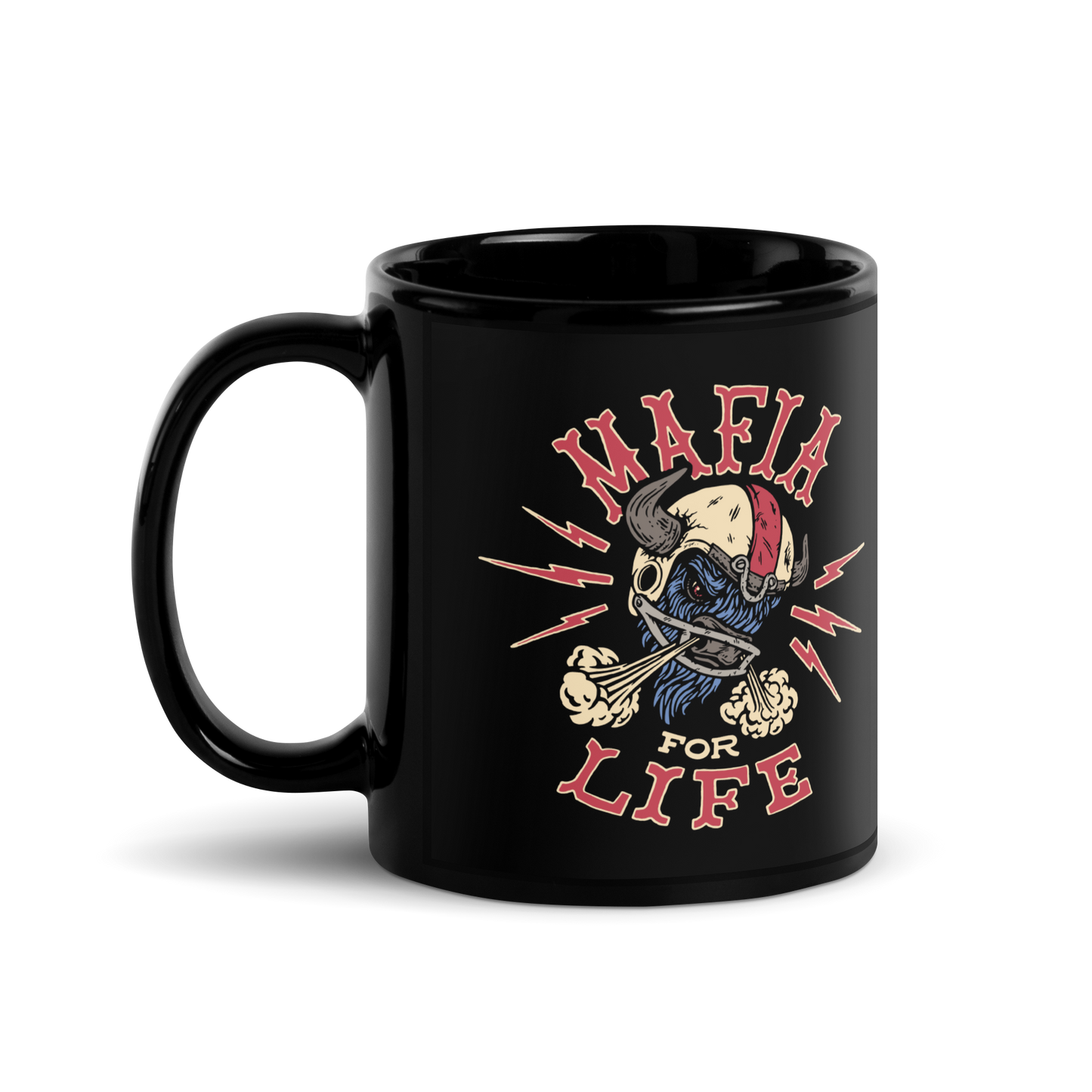 "Mafia for Life (2024 Remix)" Ceramic Glossy Mug