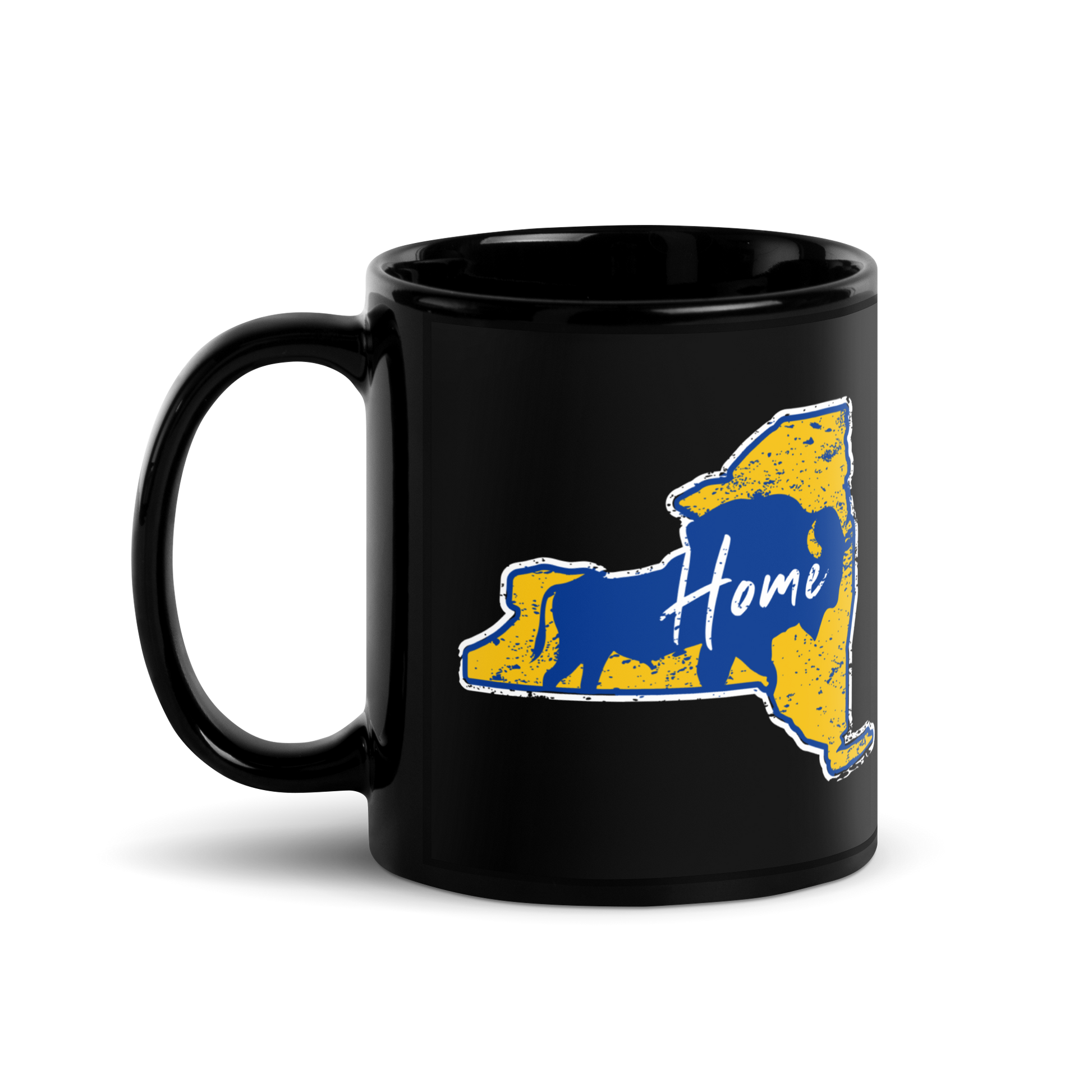 Comeback: "Home" (Yellow) Ceramic Glossy Mug 11oz