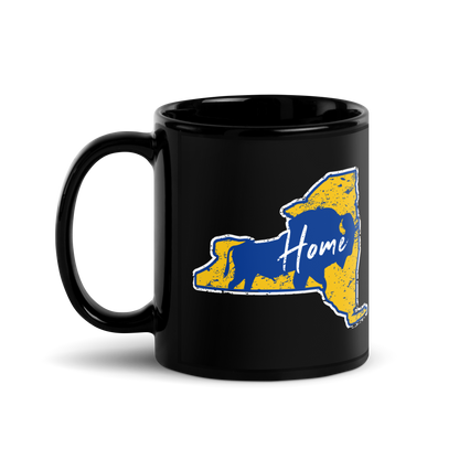 Comeback: "Home" (Yellow) Ceramic Glossy Mug 11oz