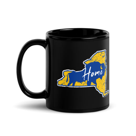 Comeback: "Home" (Yellow) Ceramic Glossy Mug 11oz