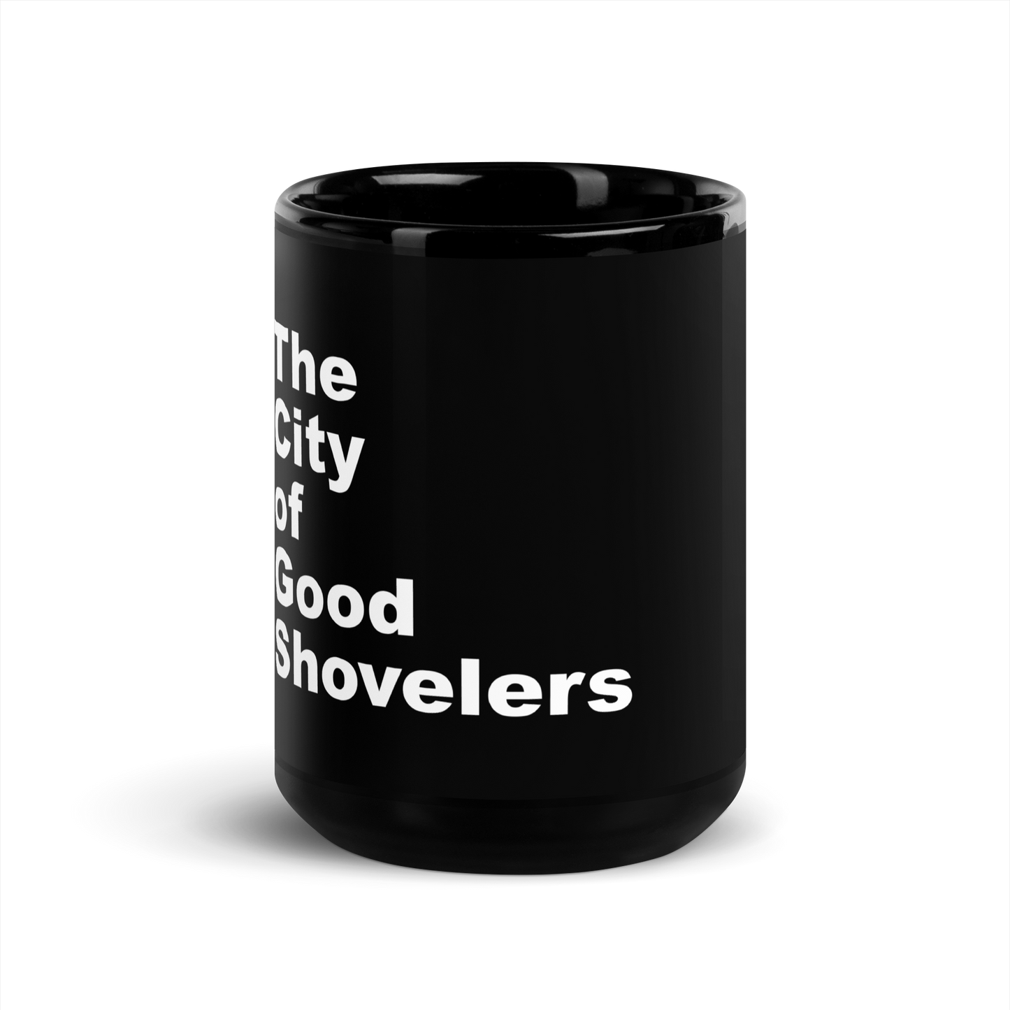 "The City of Good Shovelers" Ceramic Glossy Mug