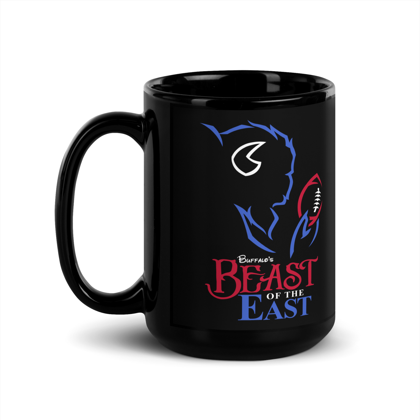 "Beast of the East" 15oz Ceramic Glossy Mug