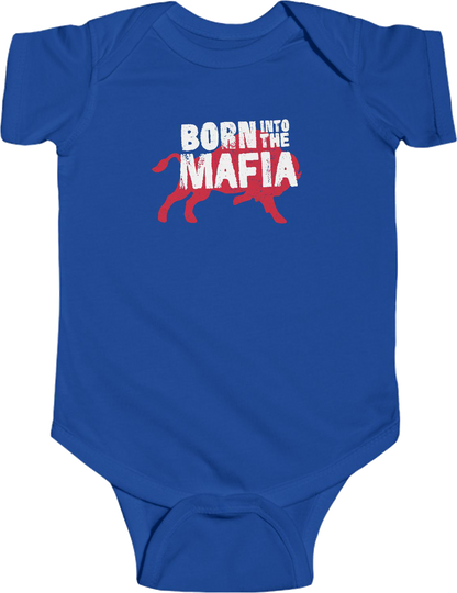 MAFIA Gear: "Born into the Mafia" Baby Onesie