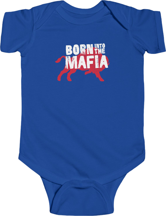 WHOLESALE: "Born into the Mafia" Baby Onesie