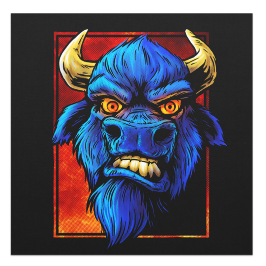 "Comic Buffalo" Magnet