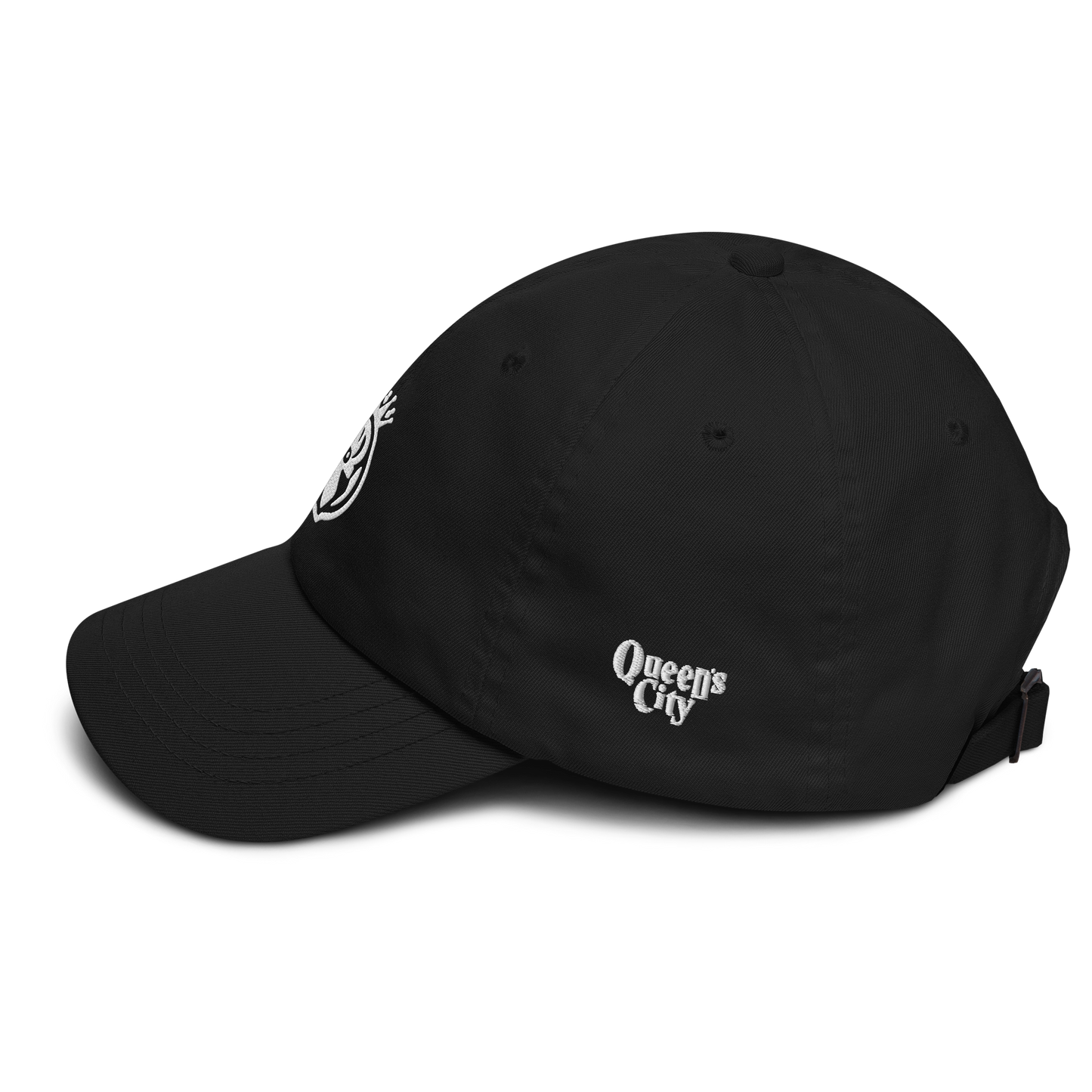 QUEEN'S CITY Logo Dad Hat (Black)