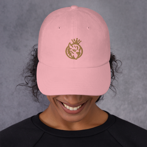 QUEEN'S CITY Logo Dad Hat (Pink)