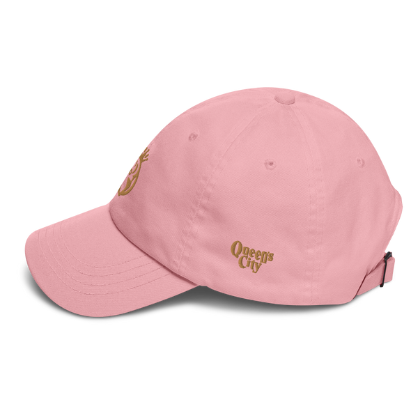 QUEEN'S CITY Logo Dad Hat (Pink)