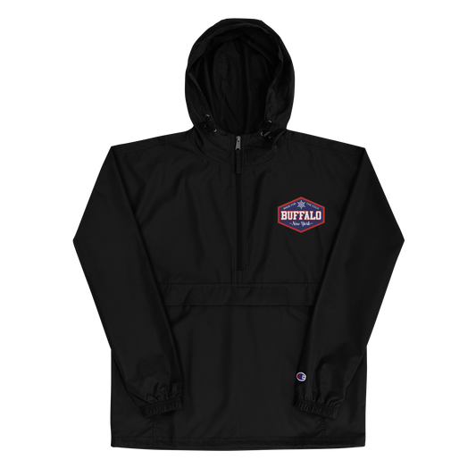 "Made for the Cold" Embroidered Champion Packable Jacket