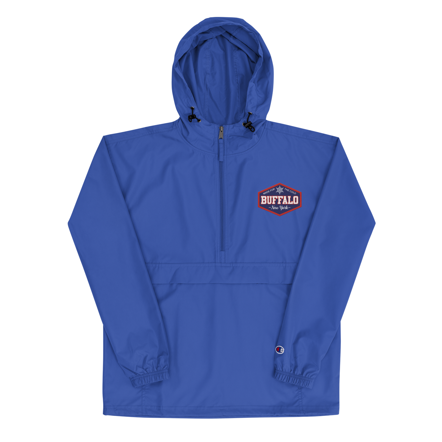 "Made for the Cold" Embroidered Champion Packable Jacket