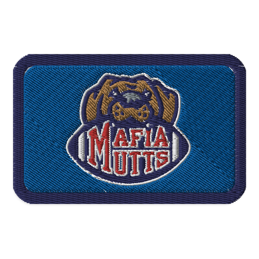 "Mafia Mutts" Embroidered Patch