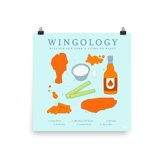 Vol 15, Shirt 1: "Wingology" 10x10 Poster