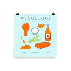 Vol 15, Shirt 1: "Wingology" 10x10 Poster