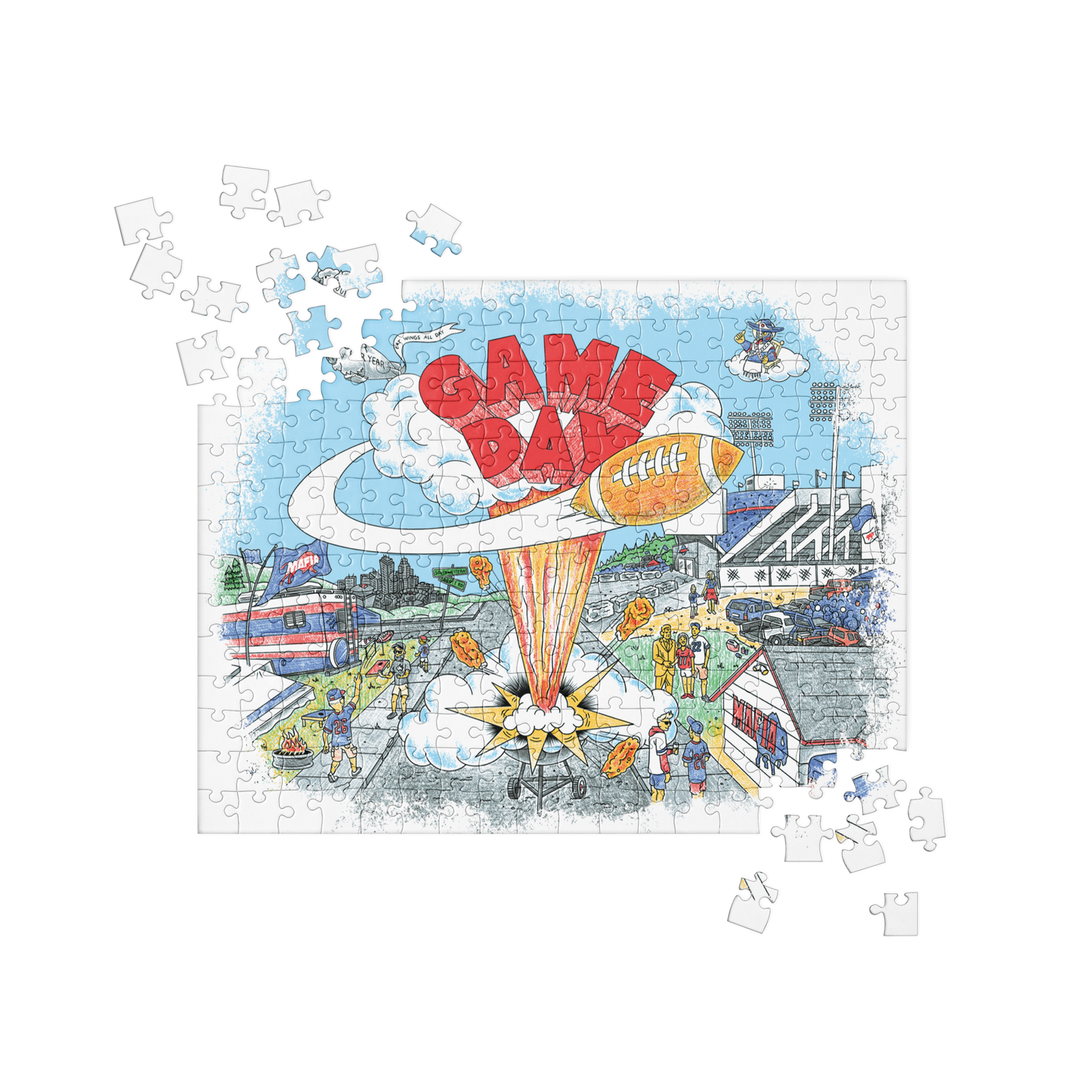 520 pcs puzzle size: 15.74″ × 19.74″ (40 × 50.1 cm)