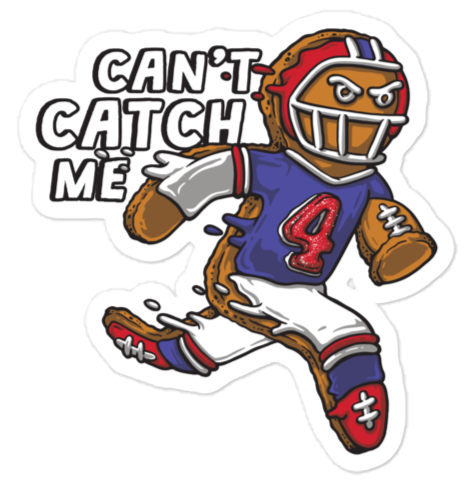 "Can't Catch Me" Sticker