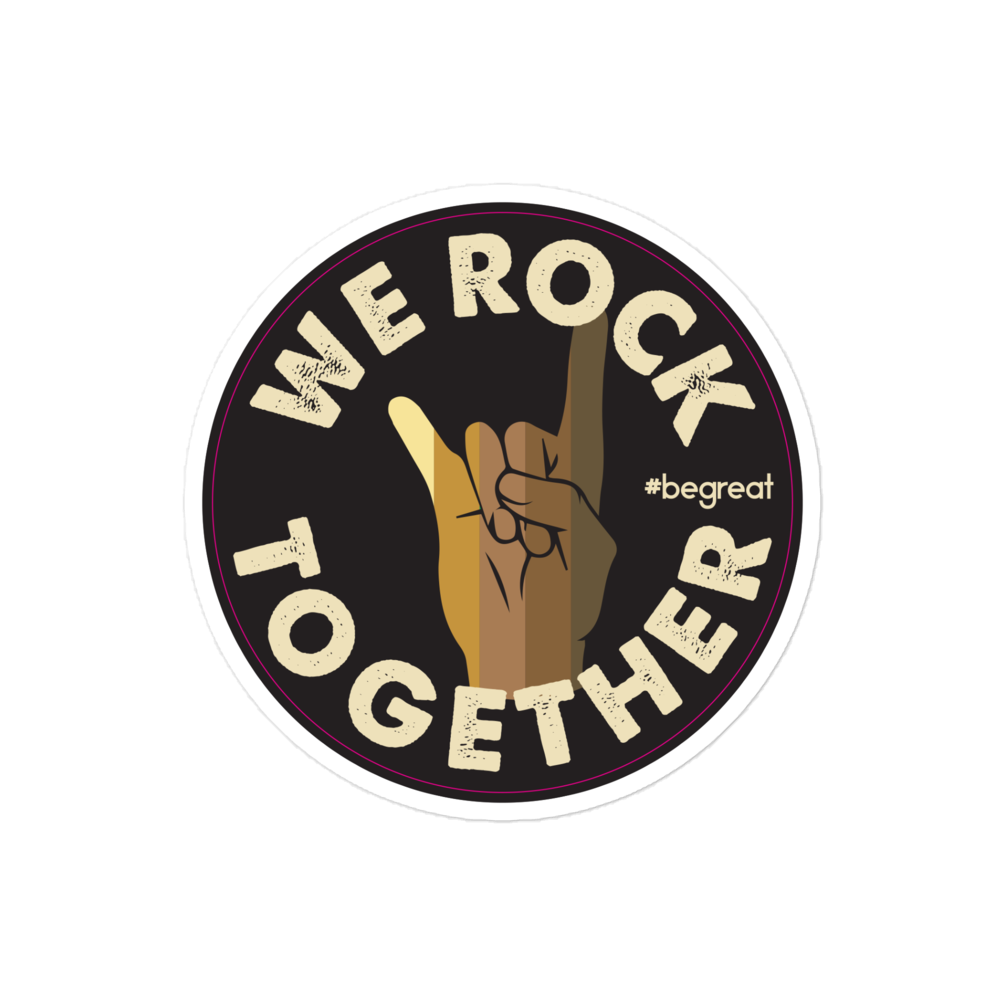 Official Nick Harrison "We Rock Together" Sticker