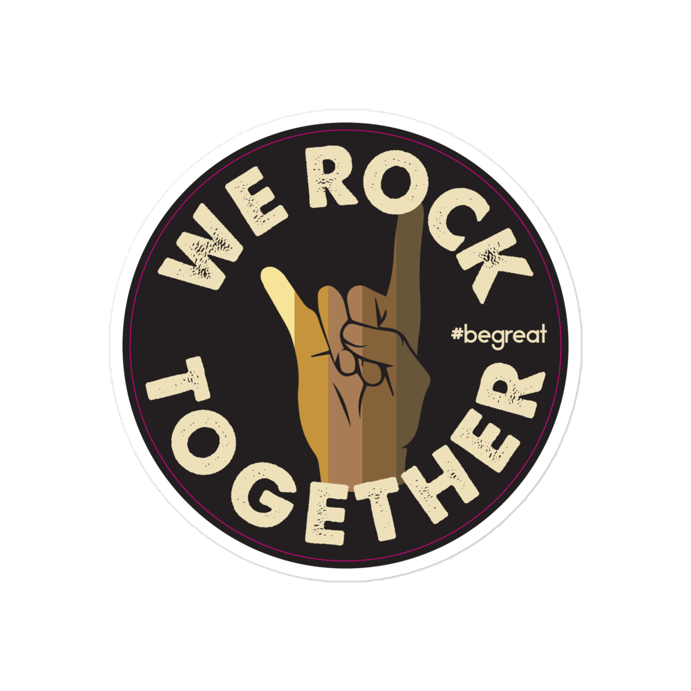 Official Nick Harrison "We Rock Together" Sticker