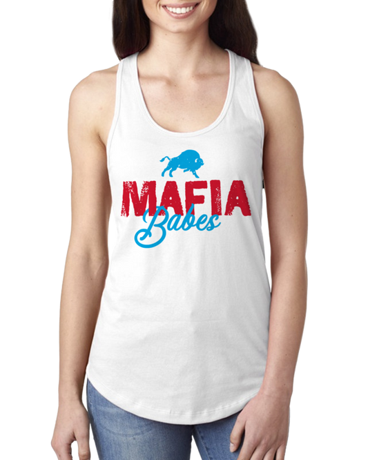 Ladies Racerback Tank, White (60% cotton, 40% polyester)