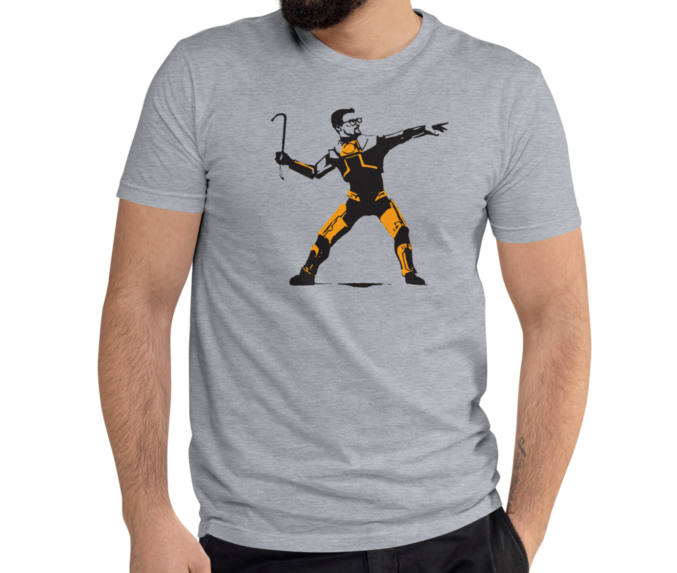 Heather Gray (90% cotton, 10% polyester)