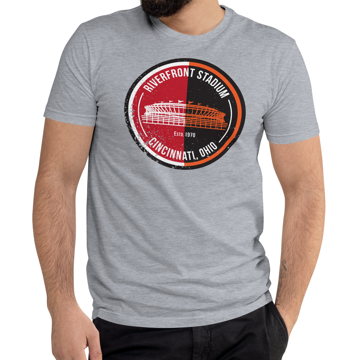 Heather Gray (90% cotton, 10% polyester)