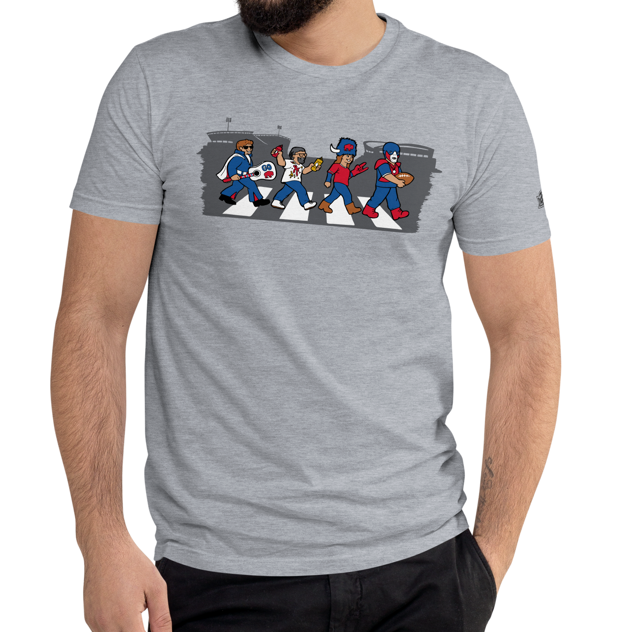 Heather Gray (90% cotton, 10% polyester)