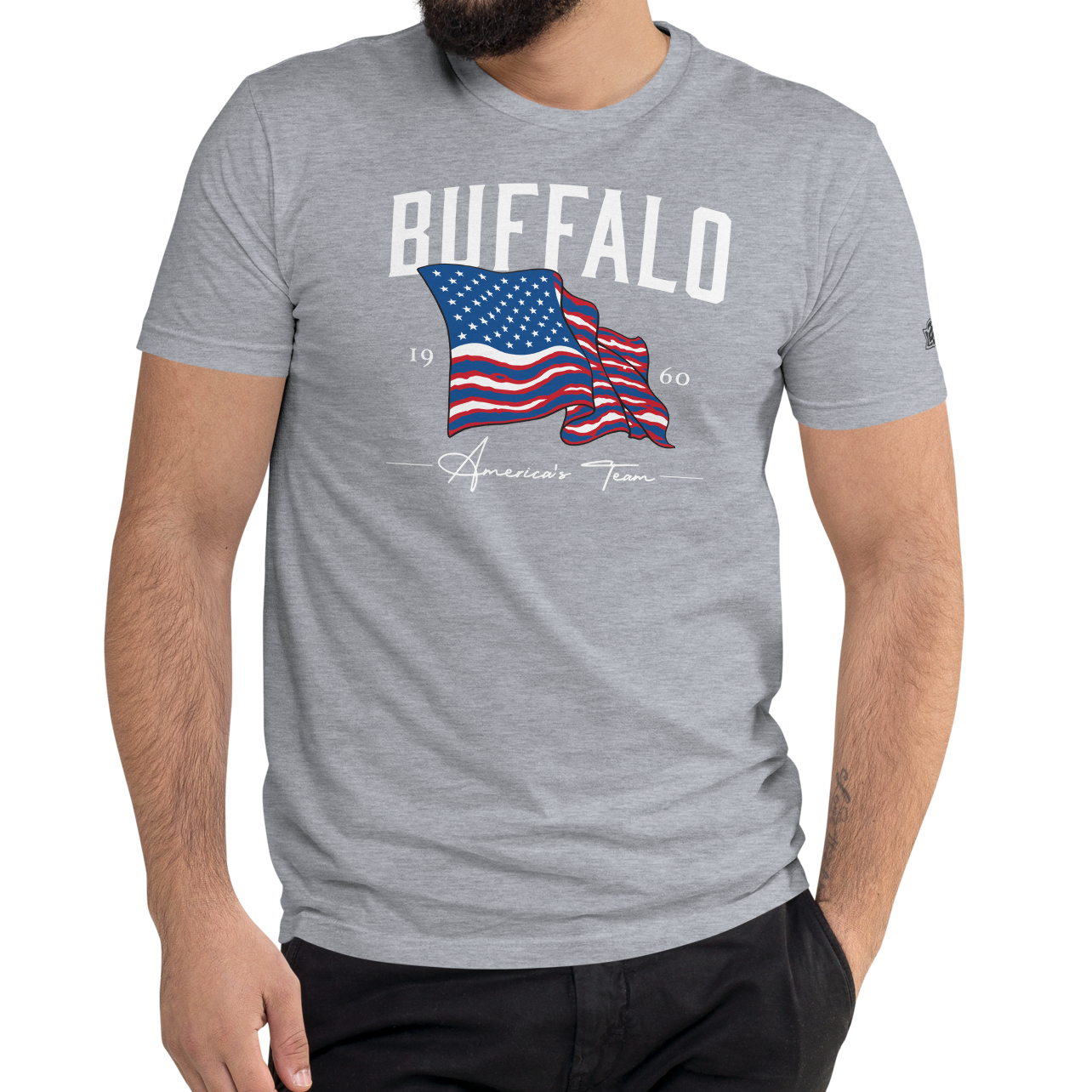 Heather Gray (90% cotton, 10% polyester)