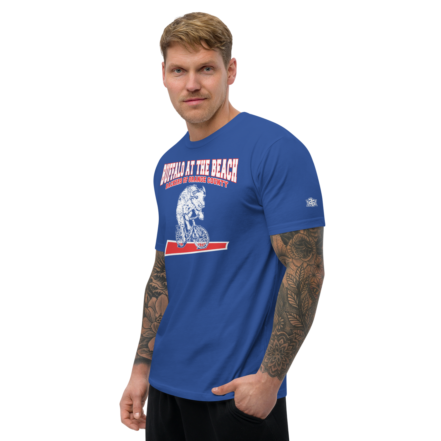 Left, front (100% cotton)