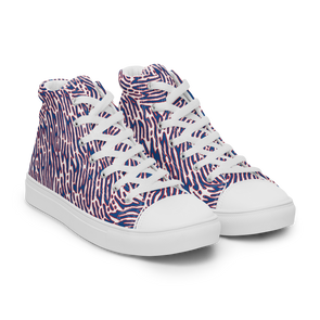 MAFIA Gear: "Mafia Prints" Men's High Top Canvas Shoes