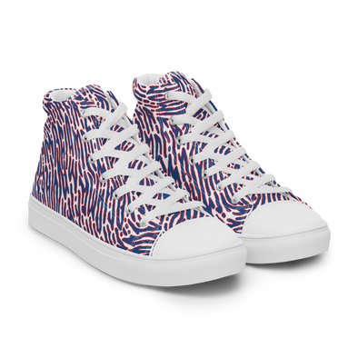 MAFIA Gear: "Mafia Prints" Men's High Top Canvas Shoes