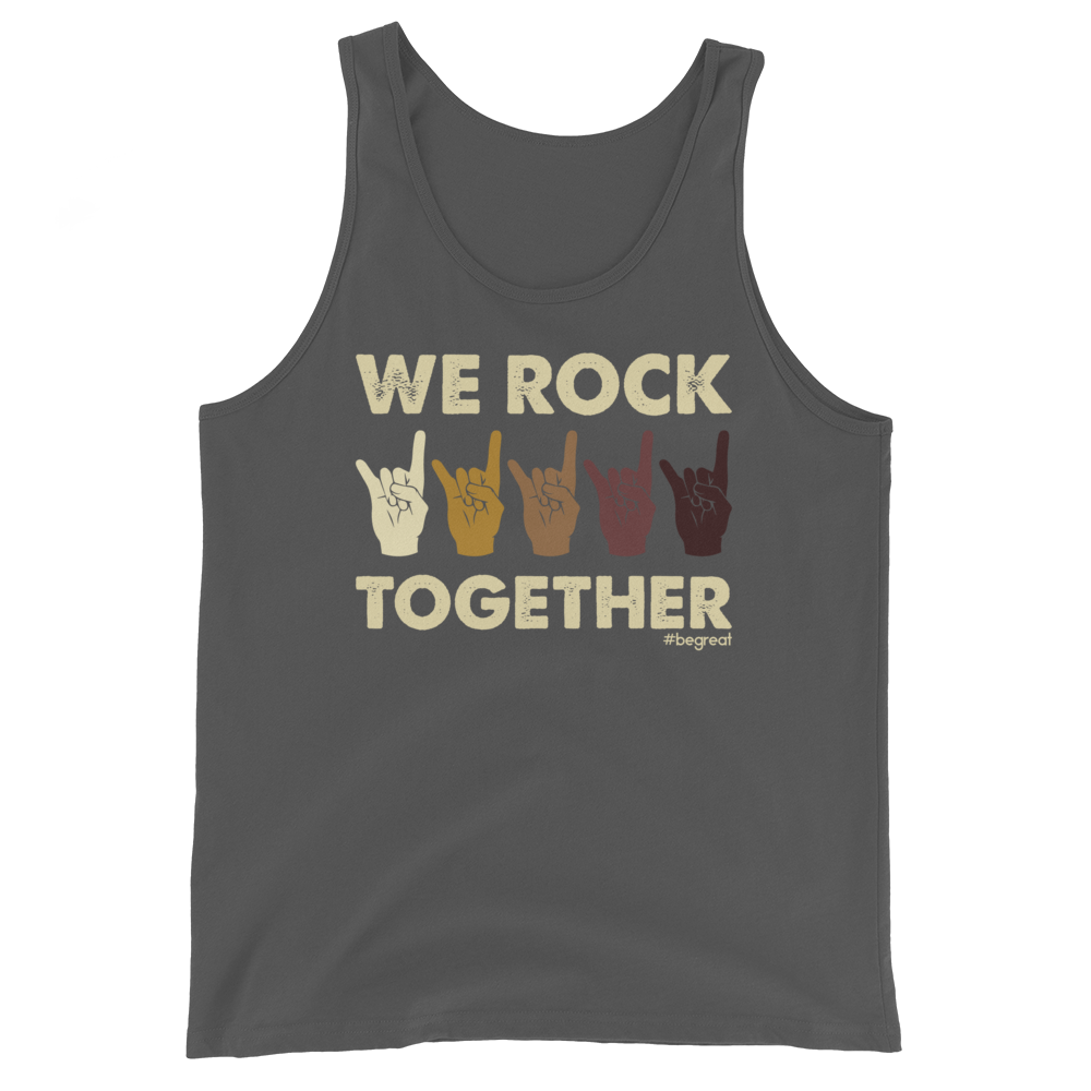 Official Nick Harrison "We Rock Together" Tank Top (Asphalt)