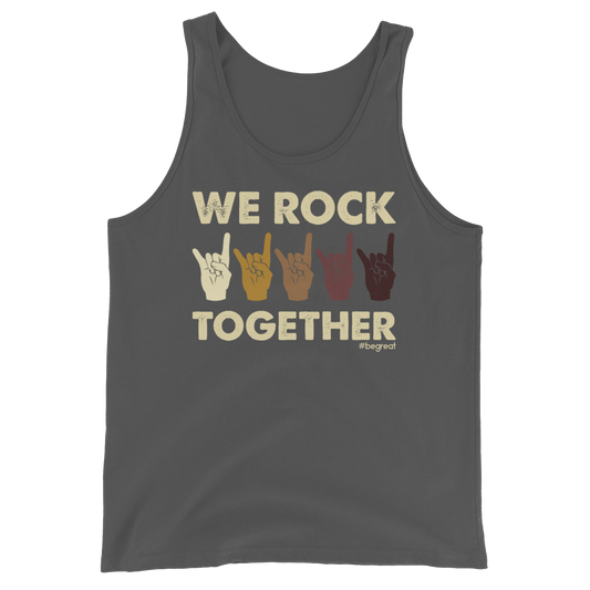 Official Nick Harrison "We Rock Together" Tank Top (Asphalt)