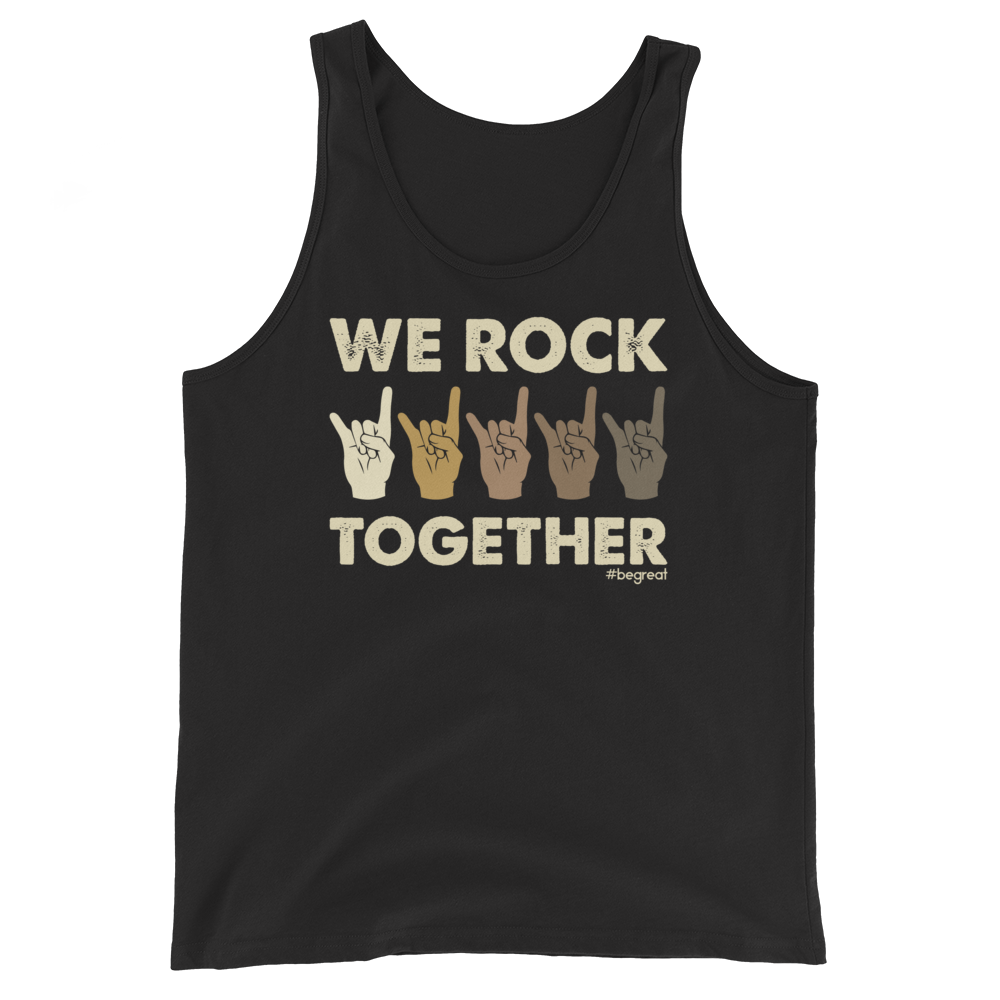 Official Nick Harrison "We Rock Together" Tank Top (Black)