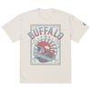 QUEEN'S CITY Oversized Buffalo Football Faded Tee