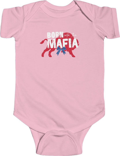 MAFIA Gear: "Born into the Mafia" Baby Onesie